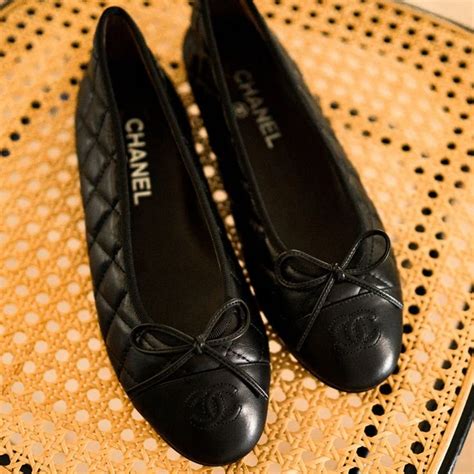 chanel ballerinas online shop|Chanel ballerina flats black.